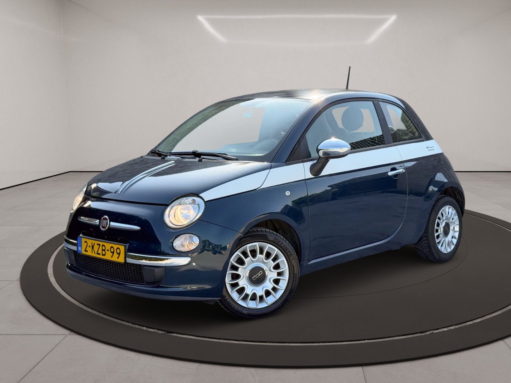 Fiat 500 1.0 TwinAir Pop * NIEUWE APK * AIRCO * NAP PAS *, Euro 5, Stof, Gebruikt, Zwart
