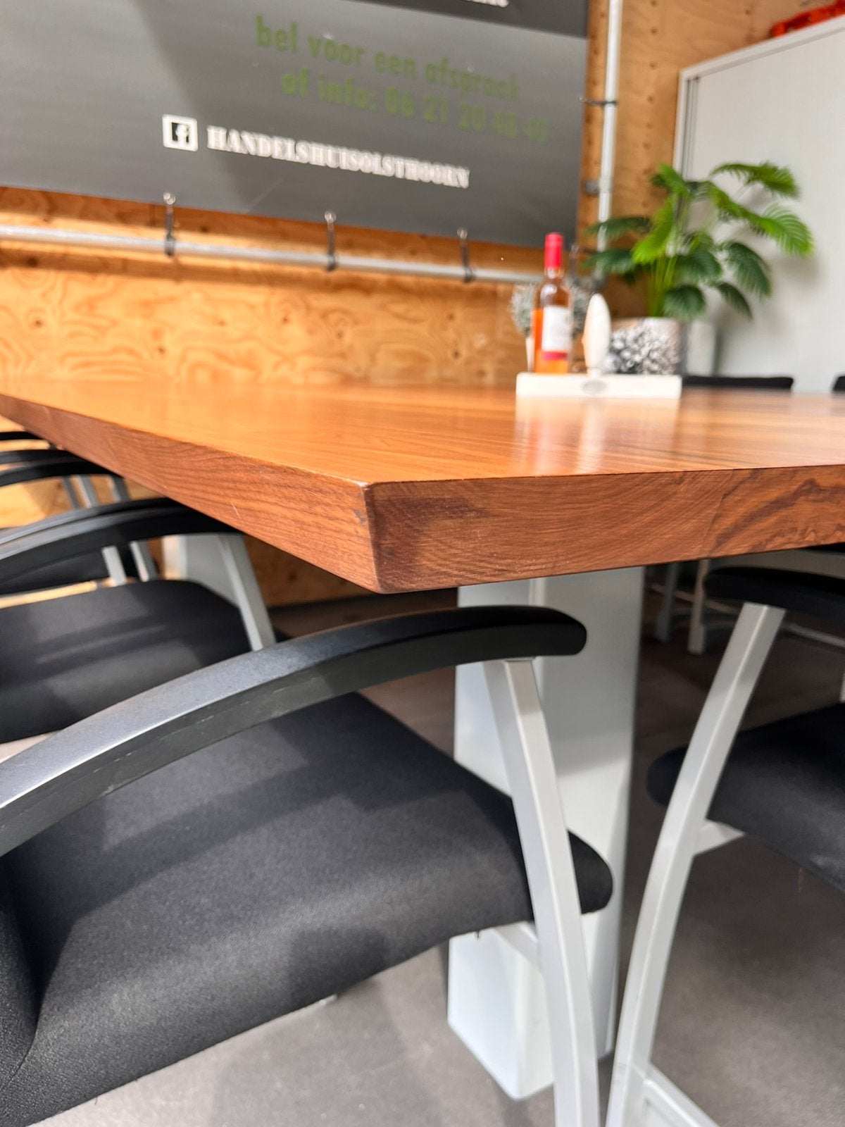 Unieke (vergader)tafel 220 x 220 cm, Ophalen, Xx, Vierkant, 200 cm of meer