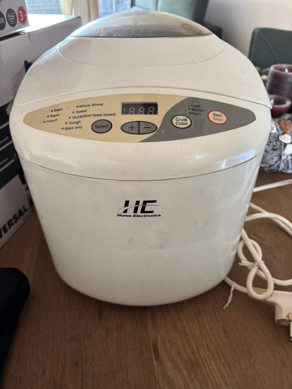 HE HEBR400 Broodbakmachine, Ophalen of Verzenden, Zo goed als nieuw