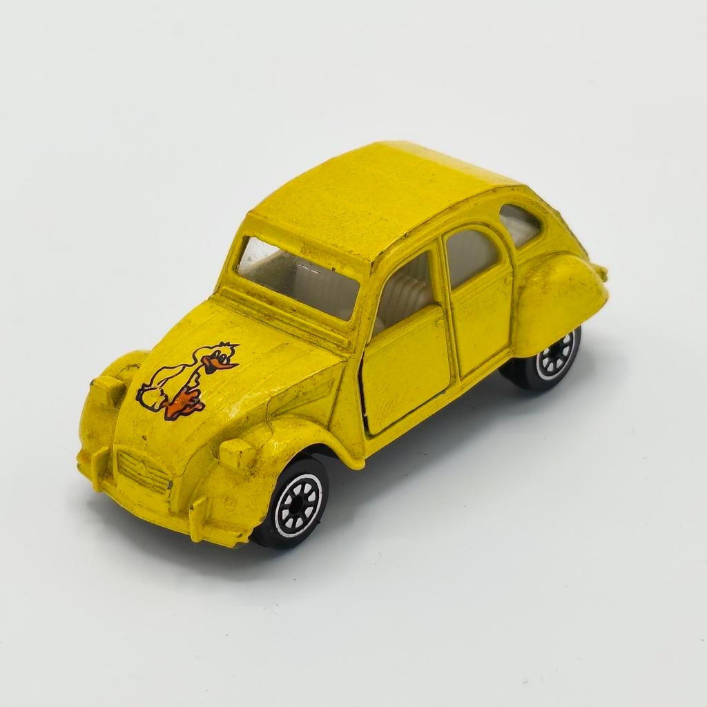 Corgi Citroën 2cv met eendje op de motorkap, Ophalen of Verzenden, Zo goed als nieuw, Auto, Corgi