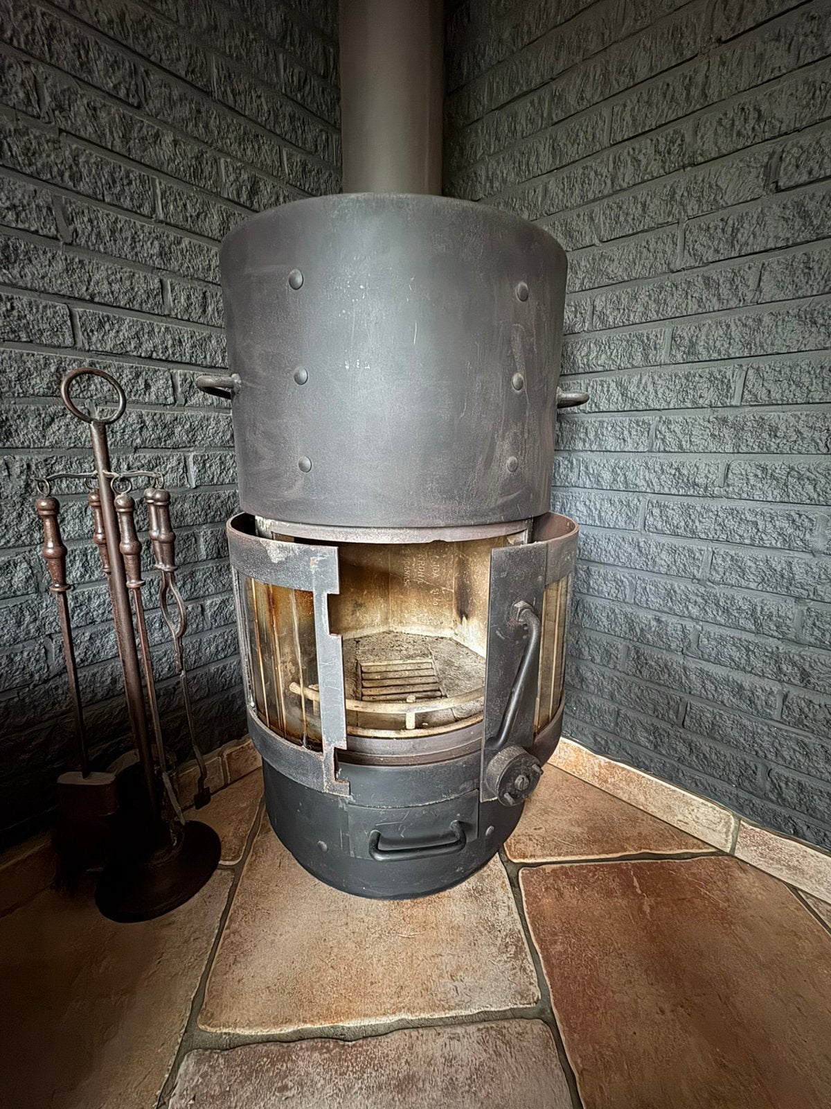 Houtkachel / Allesbrander, Huis en Inrichting, Kachels, Ophalen, Gebruikt, Houtkachel, Vrijstaand