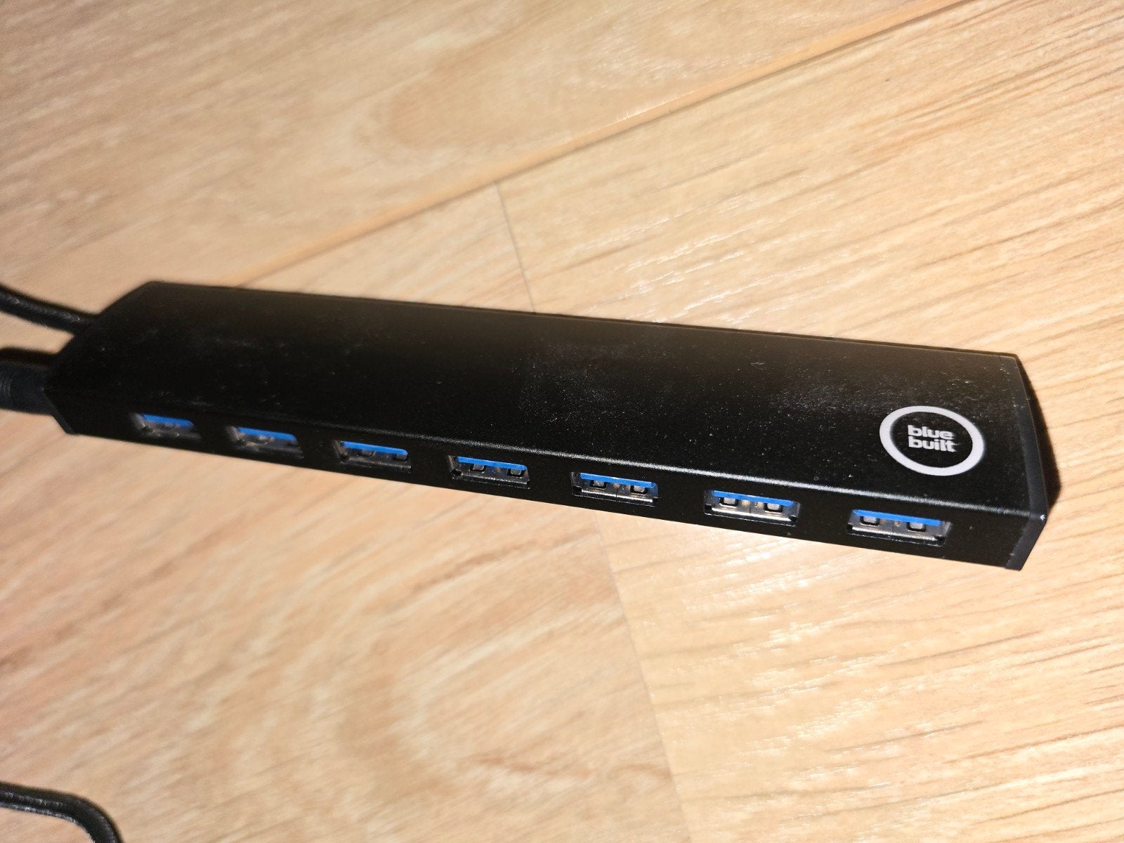 Blue Built USB 3.0 Hub met 7 poorten en adapter, Ophalen of Verzenden, Zo goed als nieuw, Blue Built, 2 TB of meer