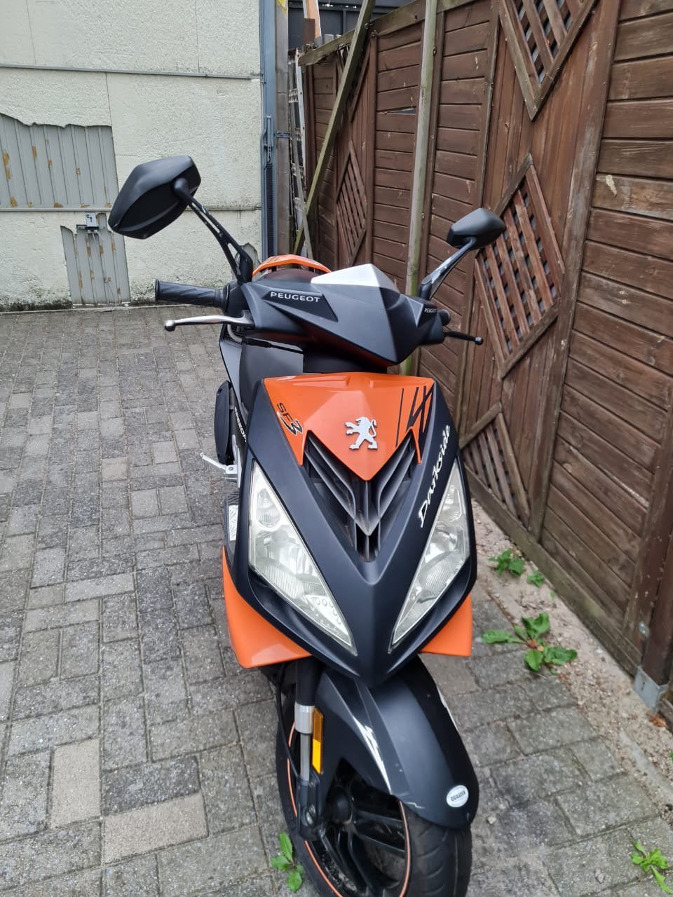 Peugeot speedfight 3 Darkside Scooter - Oranje/Zwart, Gebruikt, Overige modellen, Verzenden, Maximaal 45 km/u