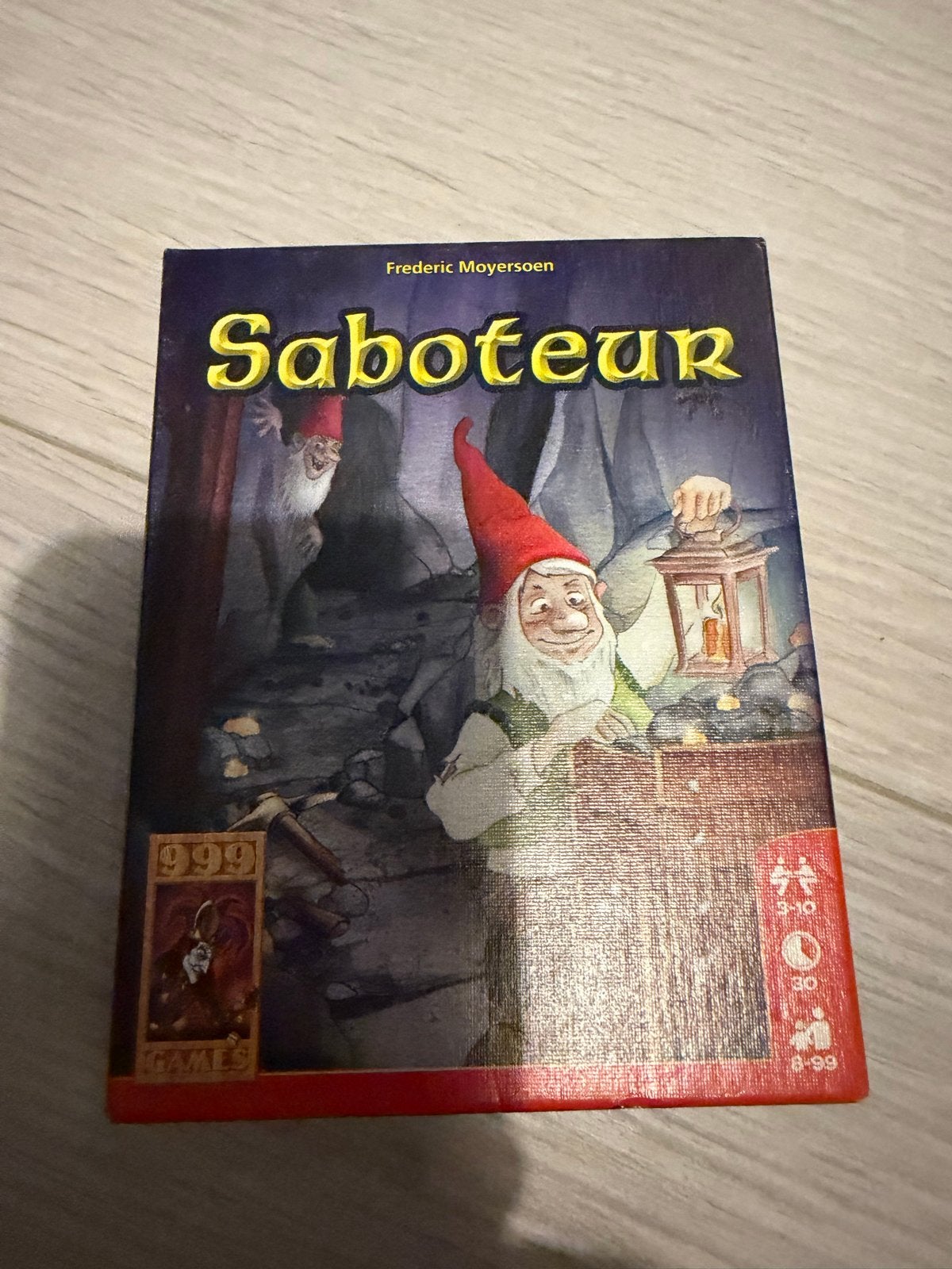 Saboteur Kaartspel - Strategisch Dwergenspel, Drie of vier spelers, Ophalen of Verzenden, Zo goed als nieuw