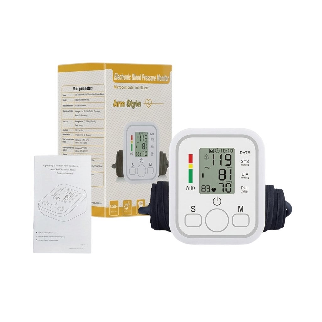 Bloeddrukmeter Bovenarm Automatisch met Hartslagmeting, Verzenden, Nieuw