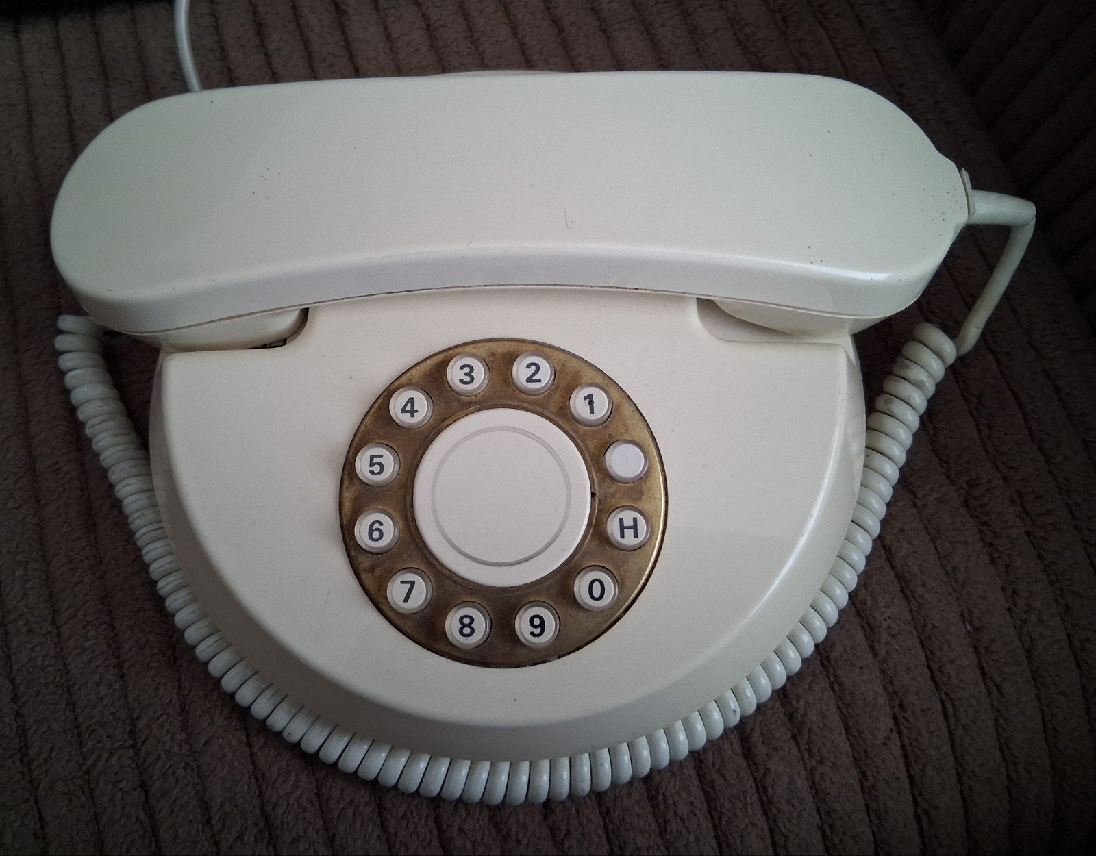 Vintage PTT Monaco IDK Telefoon - 1986, Telecommunicatie, Vaste telefoons | Niet Draadloos, Ophalen of Verzenden, Gebruikt, Bakeliet