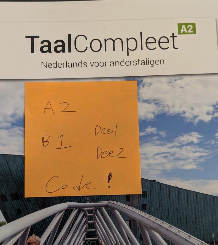 Taalcompleet A2 & B1_deel 1&2_ allen code only online code, Eén persoon