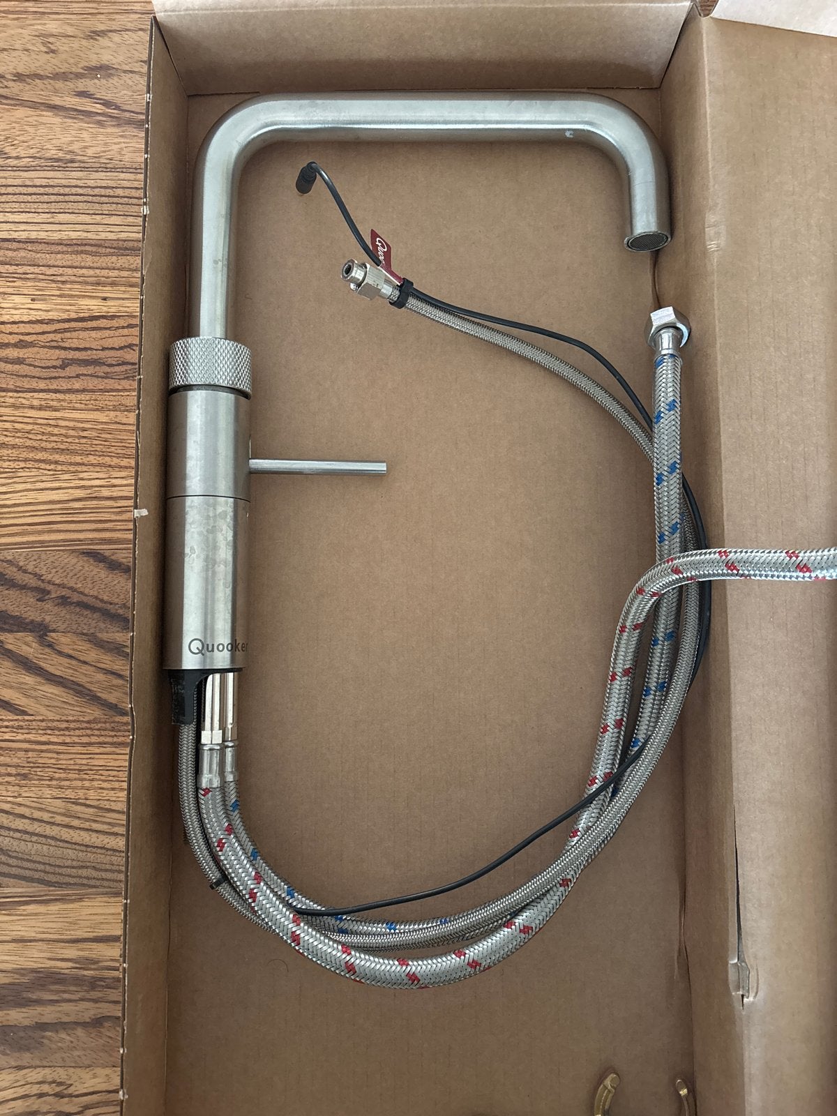 Quooker kraan - RVS - Defect, Ophalen of Verzenden, Gebruikt, Rvs, Kraan
