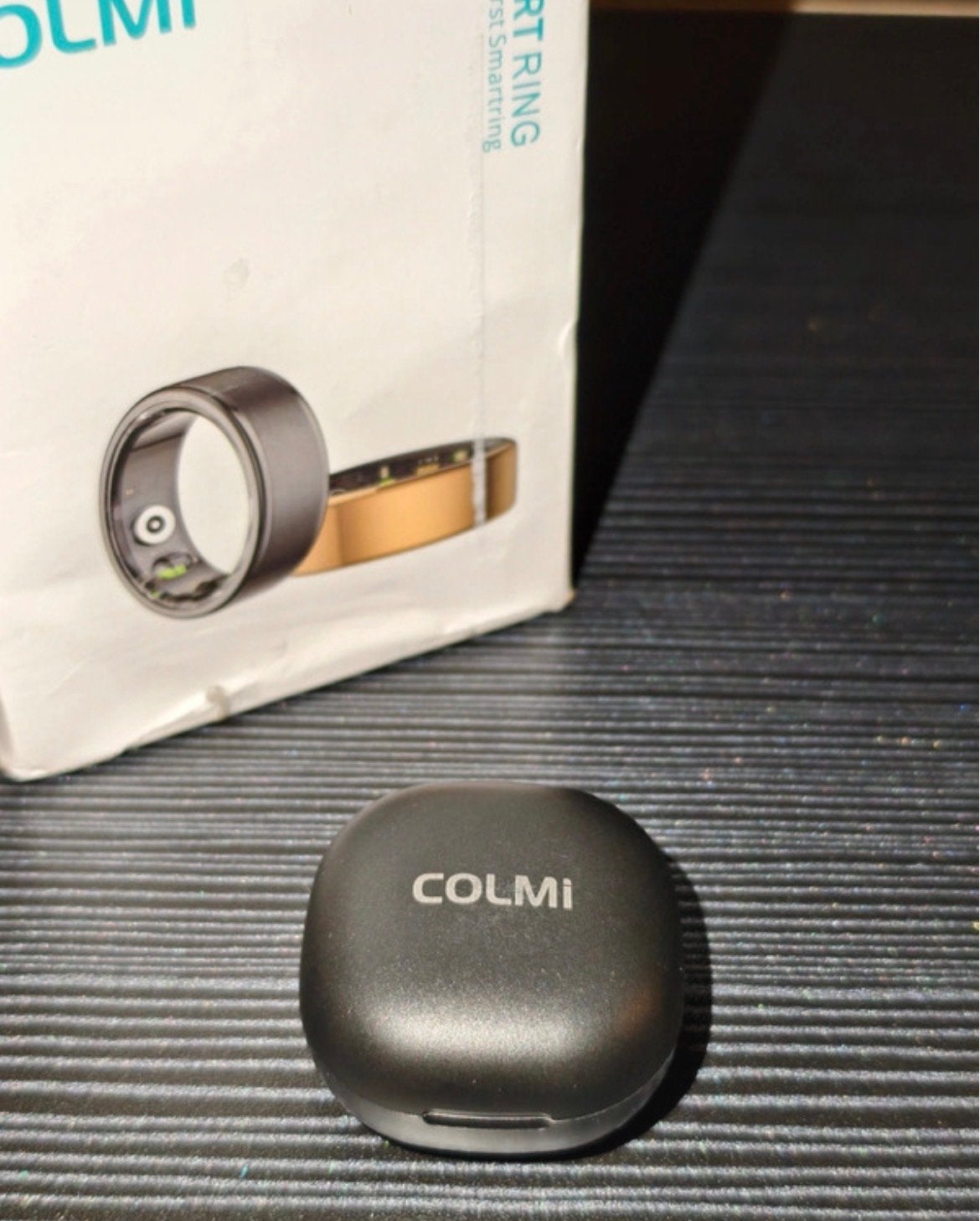 Colmi Smart Ring - Nieuw en Ongebruikt, Hartslag, Zwart, Nieuw, Ophalen of Verzenden