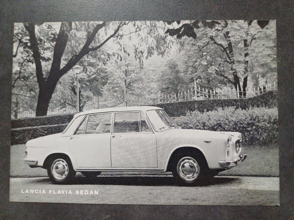 Lancia Flavia Sedan ansichtkaart, Verzenden, Zo goed als nieuw, Overige merken
