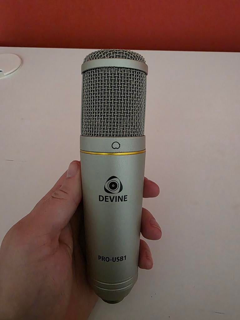 Devine PRO-USB1 studiomicrofoon, Ophalen of Verzenden, Gebruikt, Studiomicrofoon