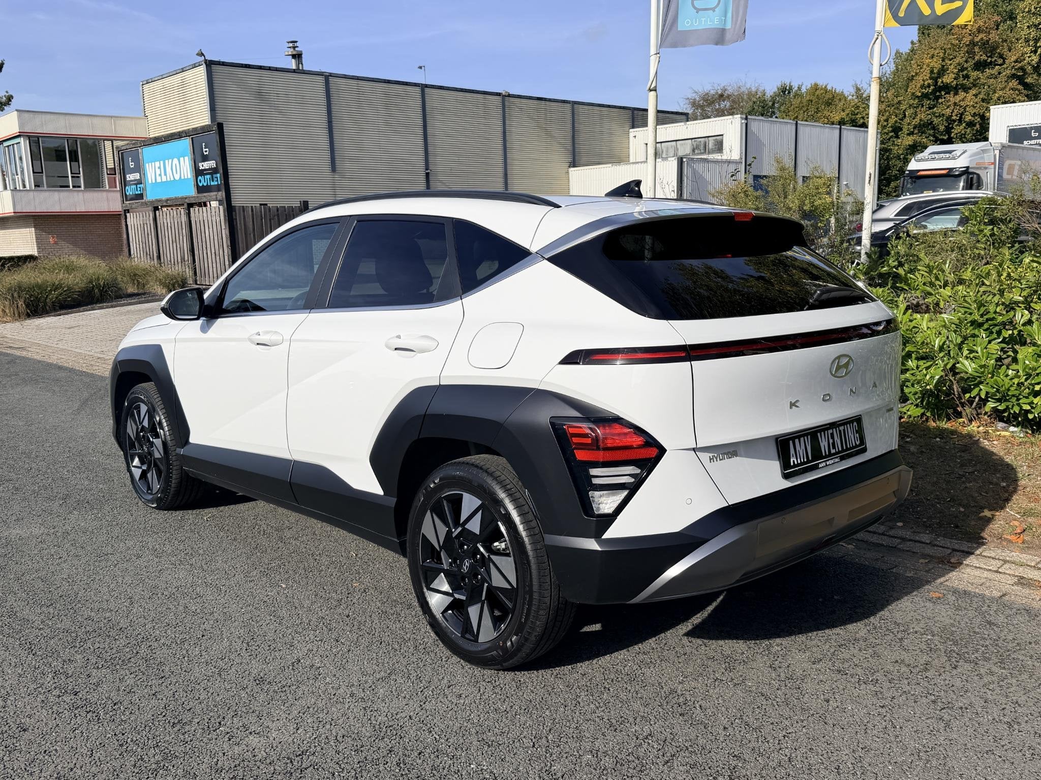 Hyundai Kona 1.6 GDI HEV Hybrid 141PK AUT•ACC•Camera, Auto's, Stof, Gebruikt, Euro 6, 2 kWh