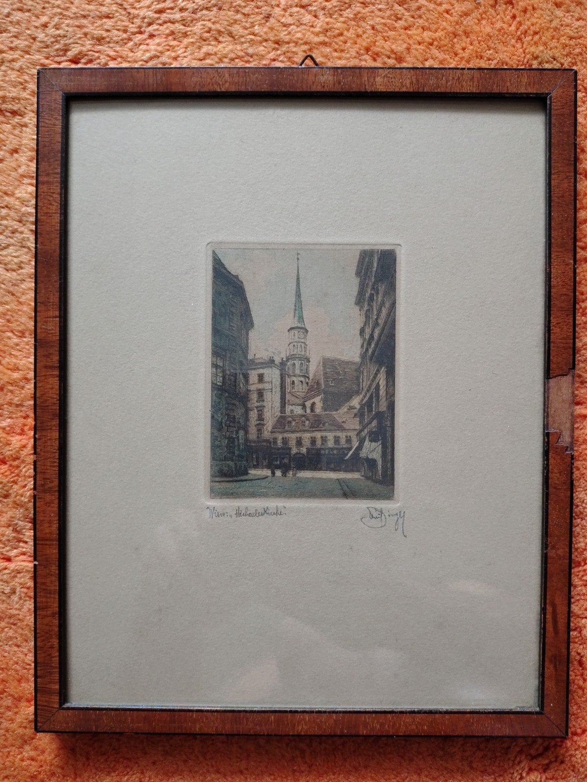 Kleurets Michaeliskerk Wenen - Emil Singer, Ophalen of Verzenden