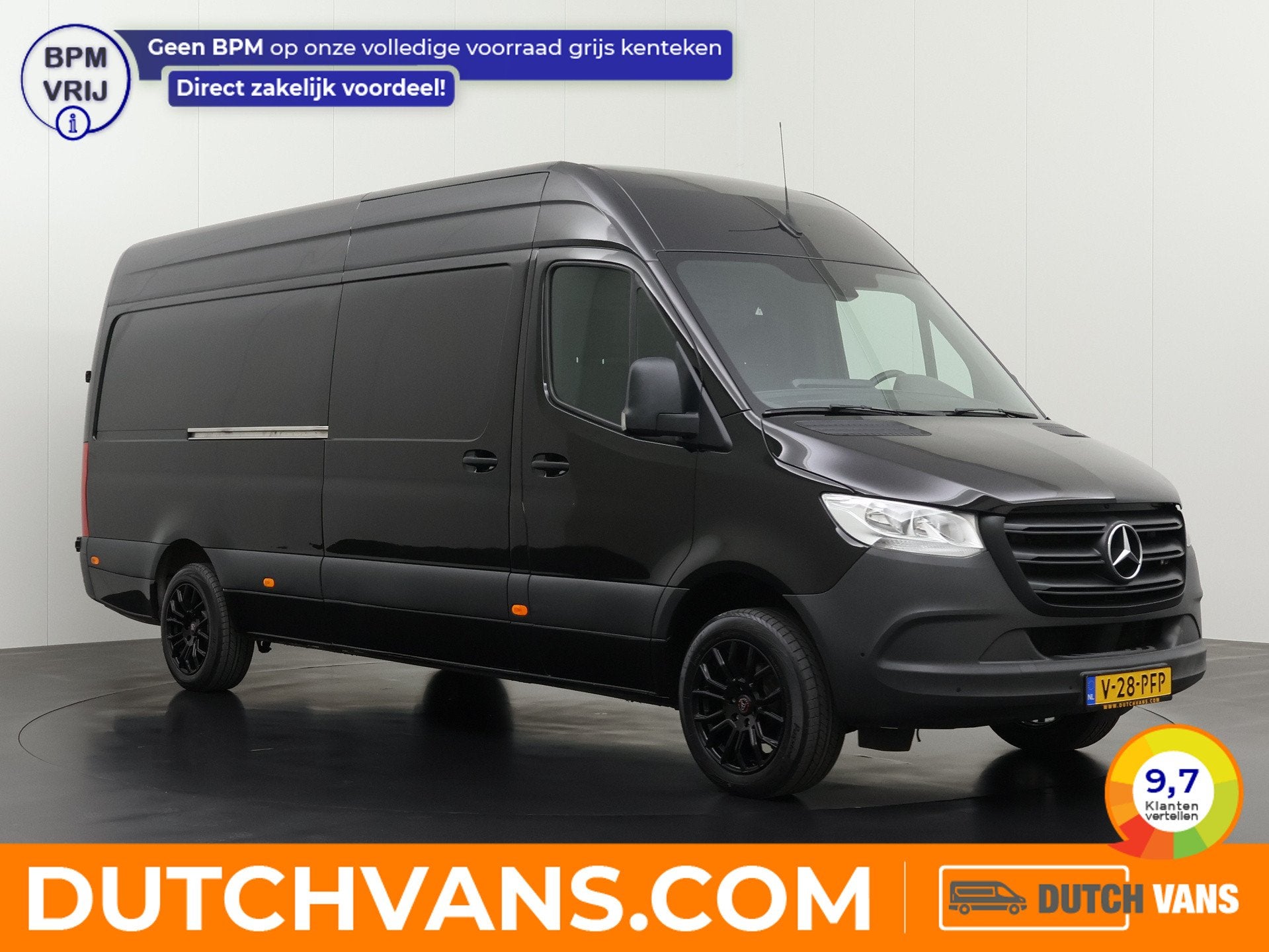 Mercedes-Benz Sprinter 315CDi L3H2 Maxi Black Edition | Navi, Gebruikt, 4 cilinders, Zwart, Mercedes-Benz