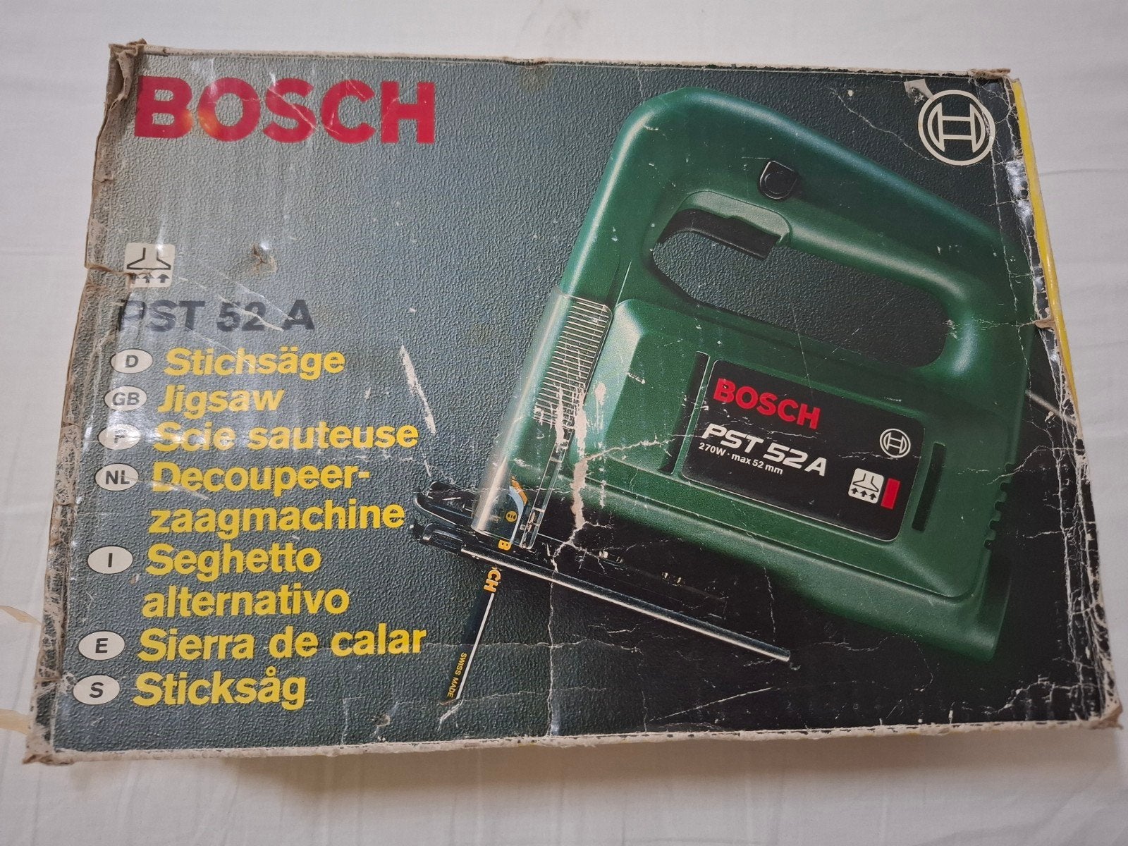 Decoupeerzaag Bosch PST 52 A , Doe-het-zelf en Verbouw, Gereedschap | Zaagmachines, Decoupeerzaag, Ophalen of Verzenden, Zo goed als nieuw
