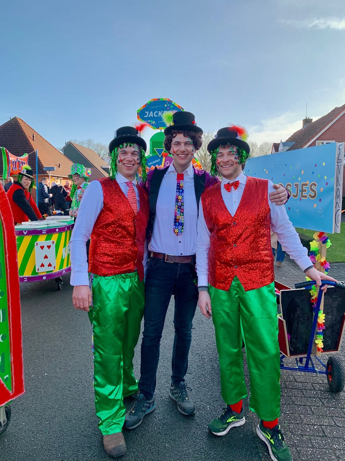 Carnavalskleding: Slipjassen, broeken, gilets en hoeden, Kleding | Heren, Ophalen, Gedragen, Overige maten