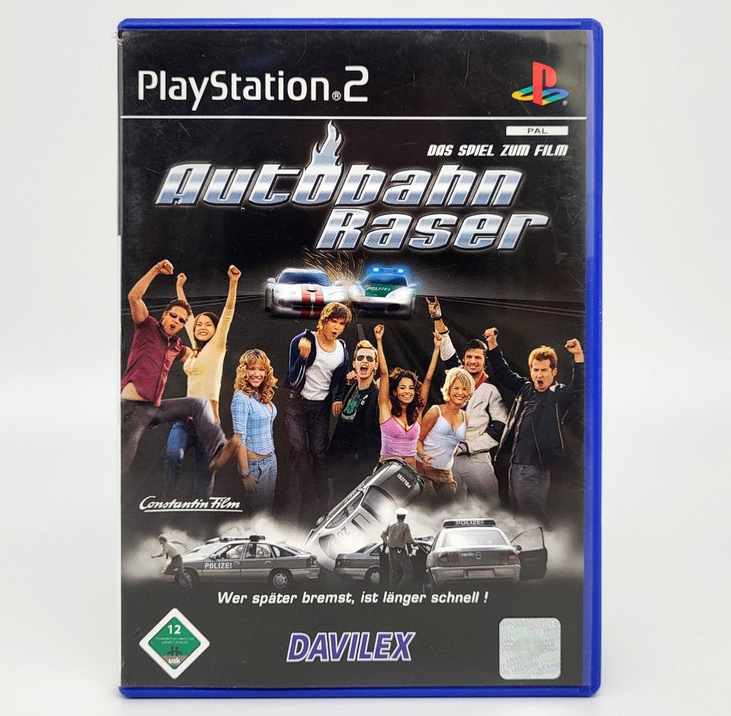 Autobahn Raser - Playstation 2 - PS2 - PAL, Gebruikt, Verzenden, 1 speler, Racen en Vliegen