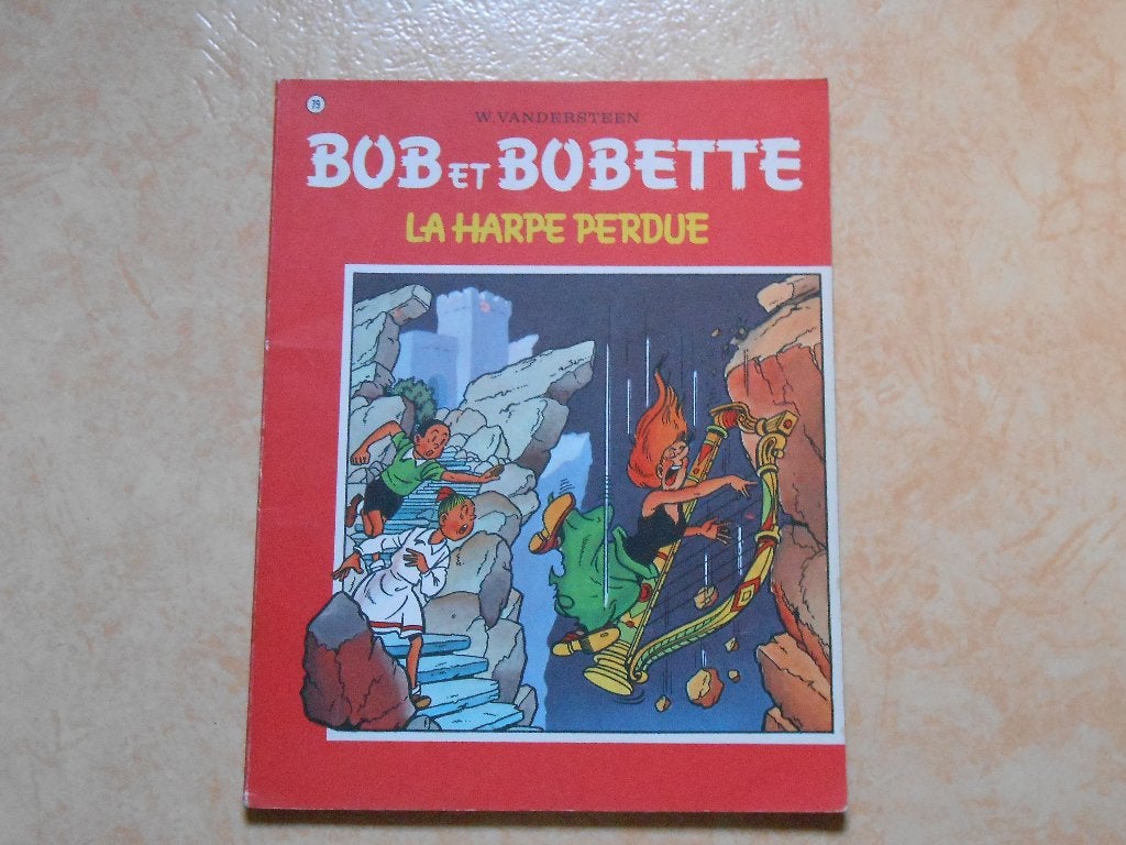 Bob et Bobette 79 La harpe perdue 1968 1 ste druk., Gelezen, Willy Vandersteen, Eén stripboek, Ophalen of Verzenden