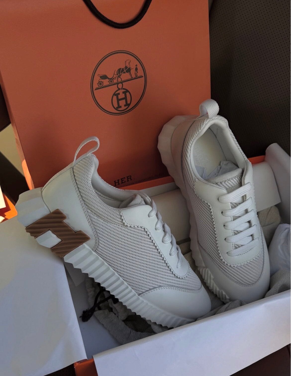 Hermes Bouncing Sneakers, Kleding | Heren, Schoenen, Ophalen of Verzenden, Zo goed als nieuw, Zwart