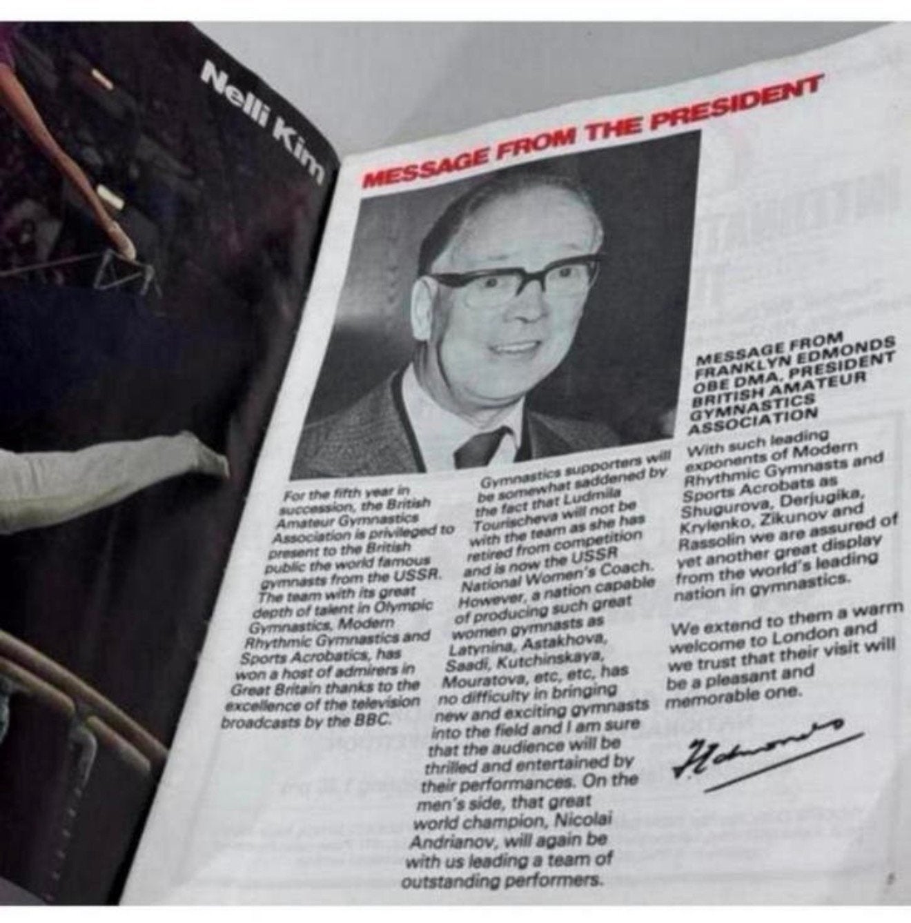 BAGA Gymnastics Empire Pool Wembley 1977 tijdschrift sport, Ophalen of Verzenden, 1960 tot 1980, Buitenland, Tijdschrift