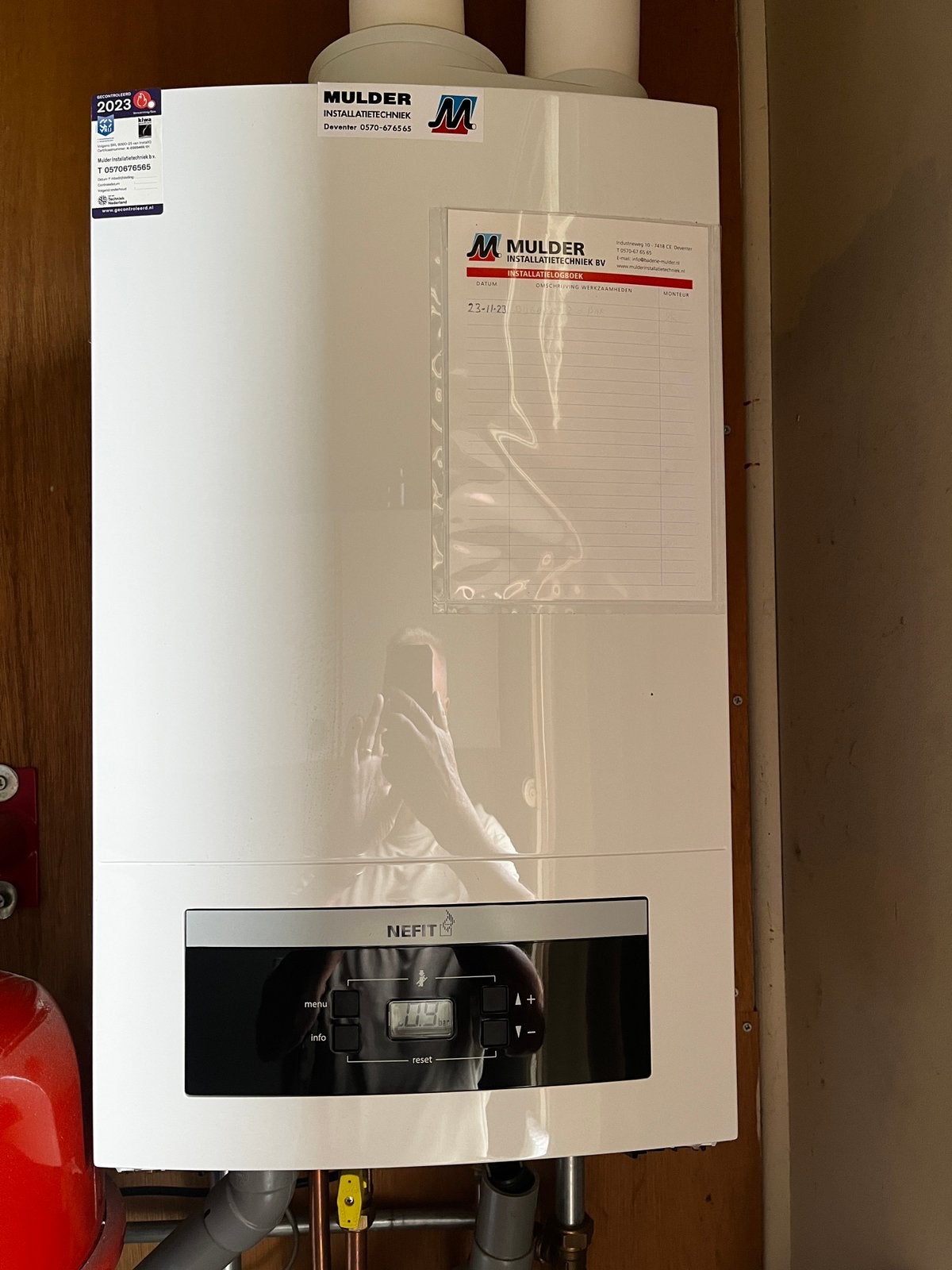 Nefit verwarming/warmwater system, Minder dan 20 liter, Boiler, Ophalen of Verzenden, Minder dan 3 jaar oud