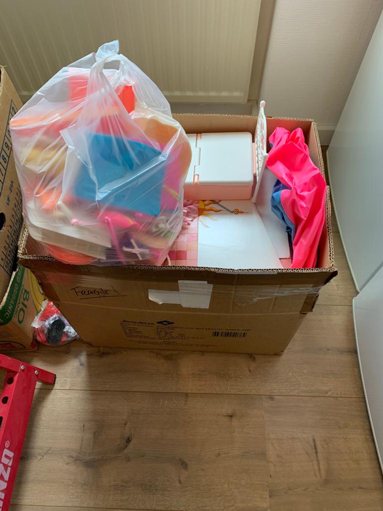 Vintage Barbie spullen volle doos, Ophalen, Gebruikt, Barbie