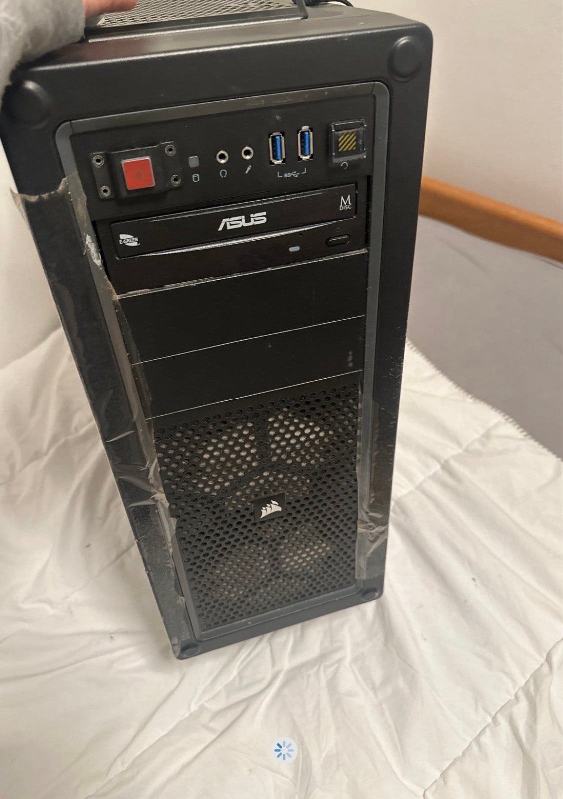Gaming PC Behuizing -Corsair C70  ASUS DVD-speler, Computers en Software, Gebruikt, Ophalen of Verzenden, Gaming, Met videokaart