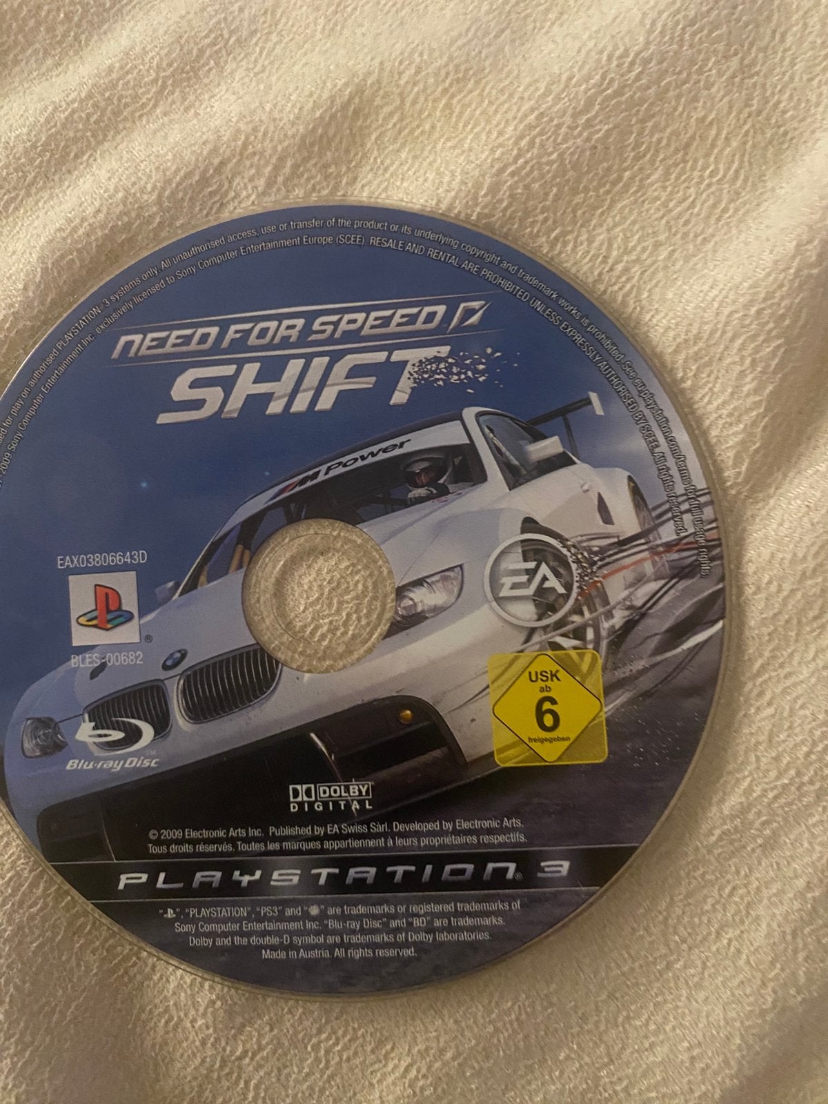 PS3 Game Need For Speed Shift, 1 speler, Racen en Vliegen, Ophalen of Verzenden, Zo goed als nieuw