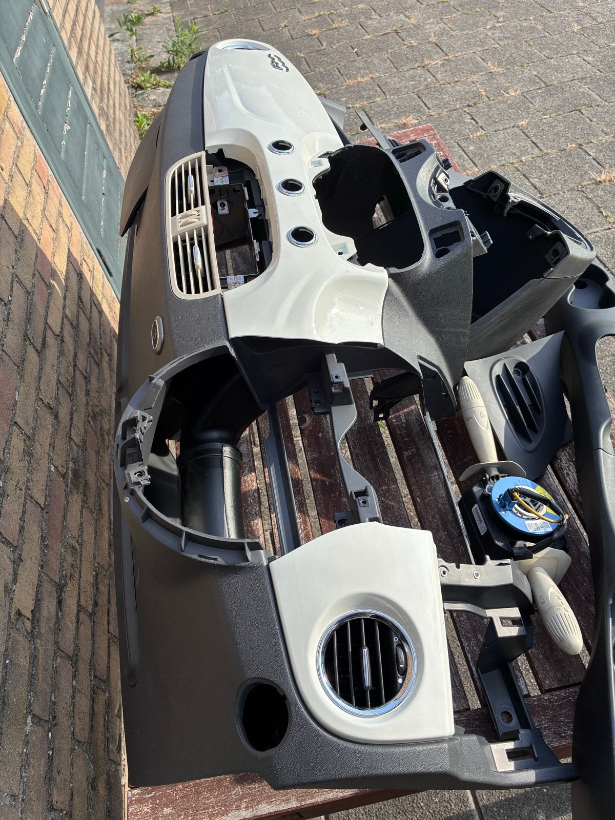 Compleet dashboard set Fiat 500 met middenconsole, Auto-onderdelen, Ophalen, Gebruikt, Fiat