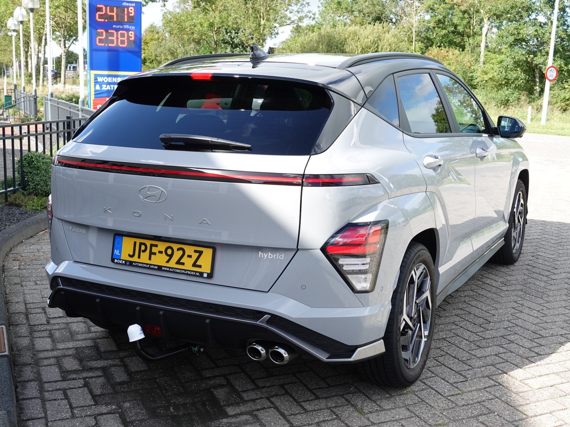 Hyundai KONA 1.6 GDI HEV N Line TREKH. | MEMORY | LED | STOE, Auto's, 137 pk, Gebruikt, Euro 6, 1110 kg