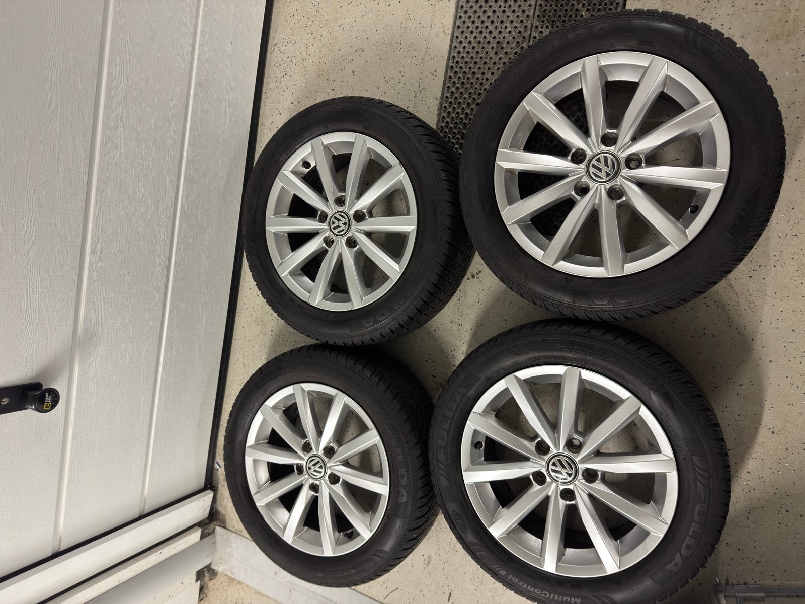 Originele VW Golf 7 Velgenset 16 inch Fulda All Season, Auto-onderdelen, Ophalen, Gebruikt, 16 inch, Banden en Velgen