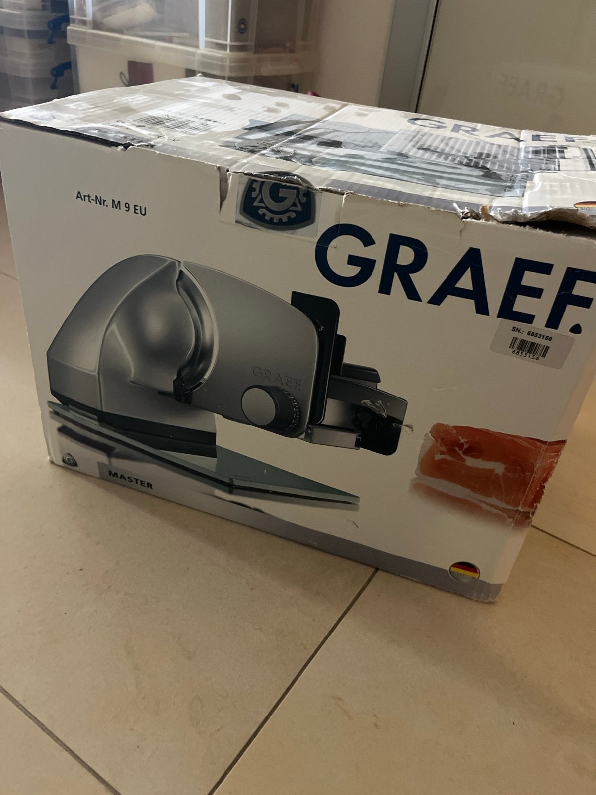Graef snijmachine voor kaas, vlees en brood - Zo goed als ni, Ophalen, Zo goed als nieuw