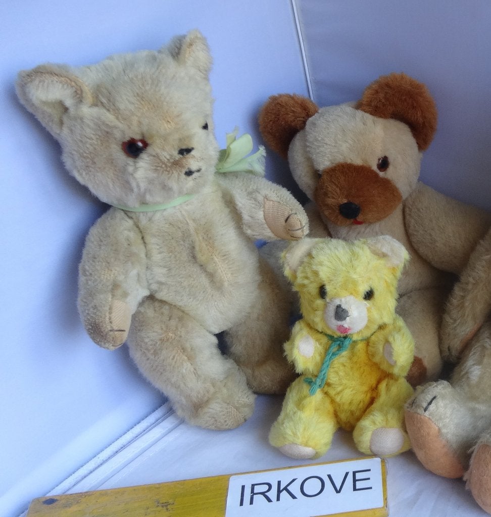 GROEP OUDE TEDDIE BEREN * Topper *, Verzenden, Gebruikt, Stoffen beer, Overige merken