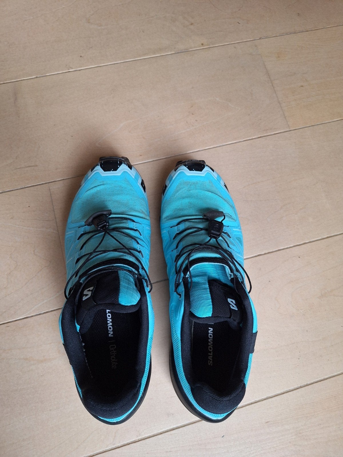 wandelschoenen  Salomon Speedcross 6 GTX Blue Curaçao 40 2/3, Ophalen, Zo goed als nieuw, Schoenen