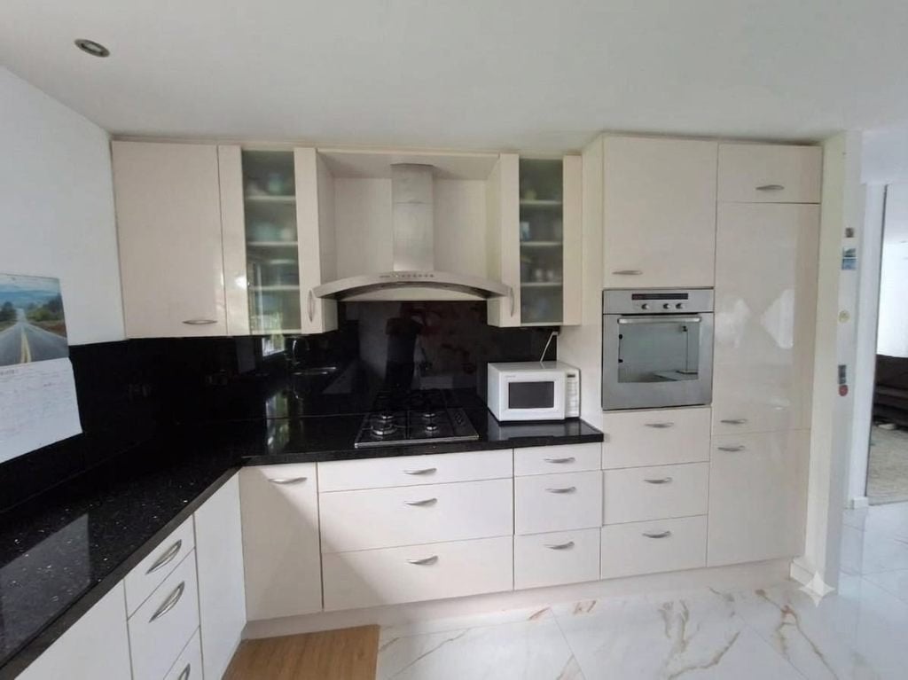 L-Shaped Fully Functional Kitchen for Sale, Ophalen, Gebruikt, Graniet of Steen, Dubbelwandige keuken