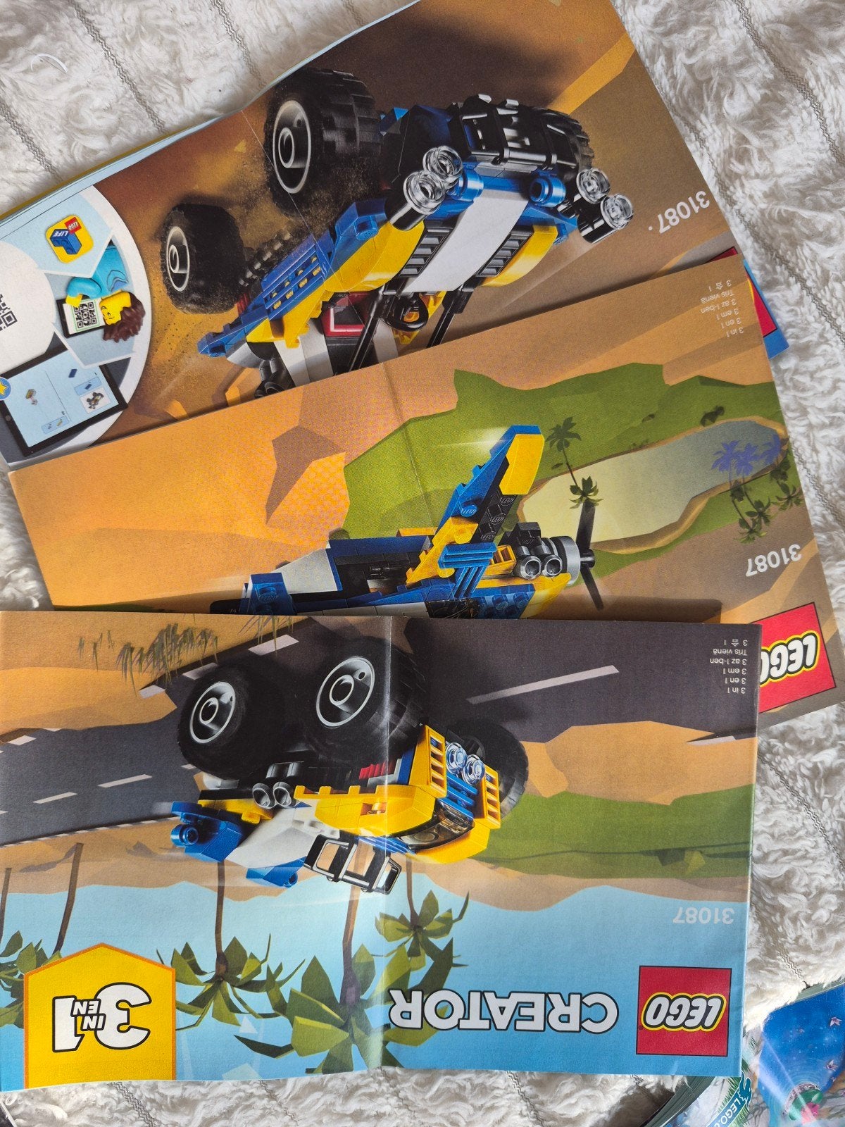 3 in 1 lego set, Ophalen, Gebruikt, Lego, Compleet