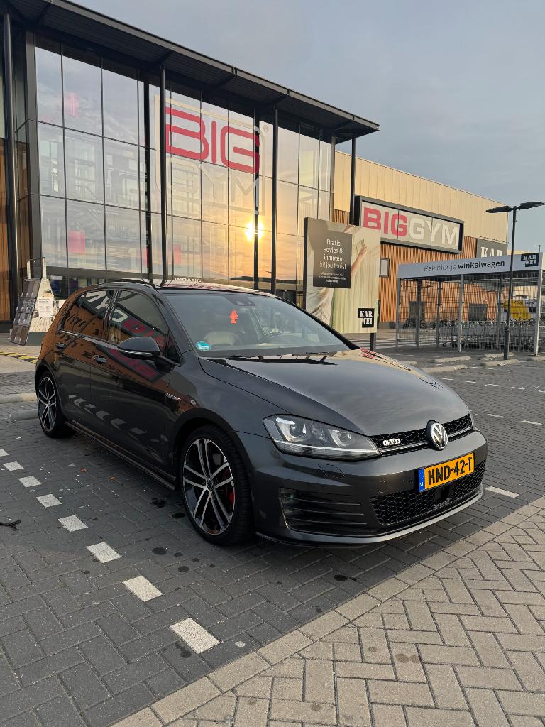 Volkswagen Golf 2.0 TDI 135KW 5D DSG 2014, Auto's, Zwart, 4 cilinders, Leder, Diesel