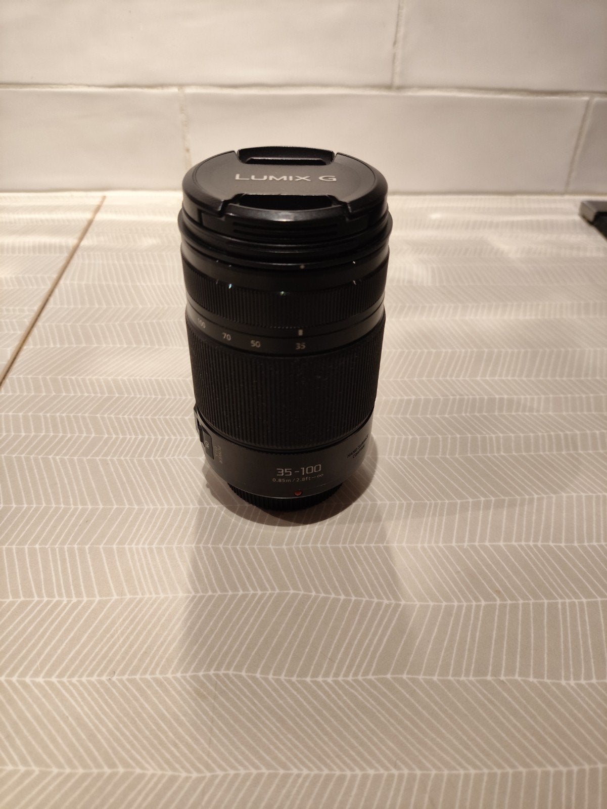 Panasonic Lumix G Vario 35-100mm f/2.8 II Power O.I.S., Zoom, Micro Four Thirds, Zo goed als nieuw, Panasonic