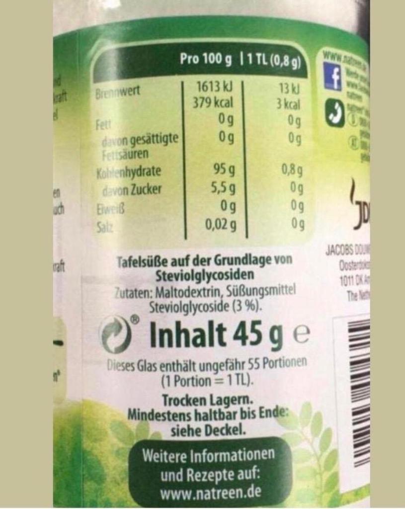 Stevia Natreen suiker in het pot 45ongeopend voeding planten, 100 tot 150 cm, Overige soorten, Bloeiende kamerplant, Halfschaduw