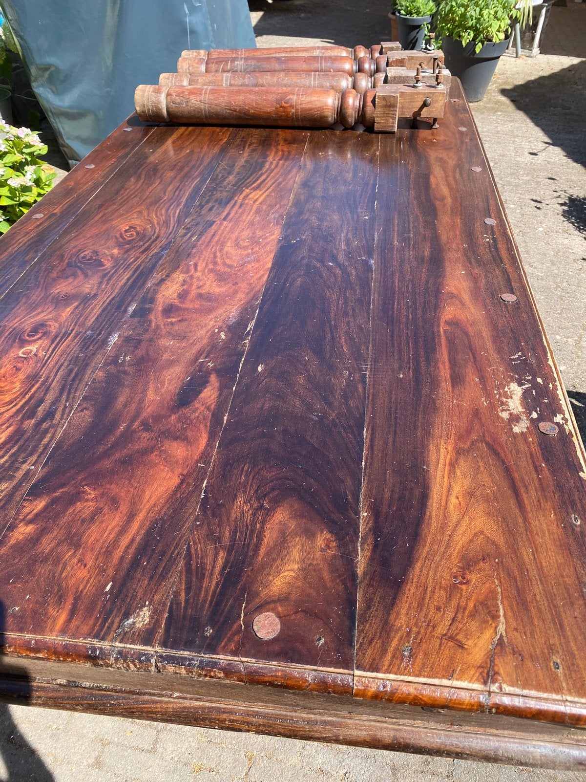 Vintage tafel, Ophalen, Gebruikt, Rechthoekig, 50 tot 100 cm
