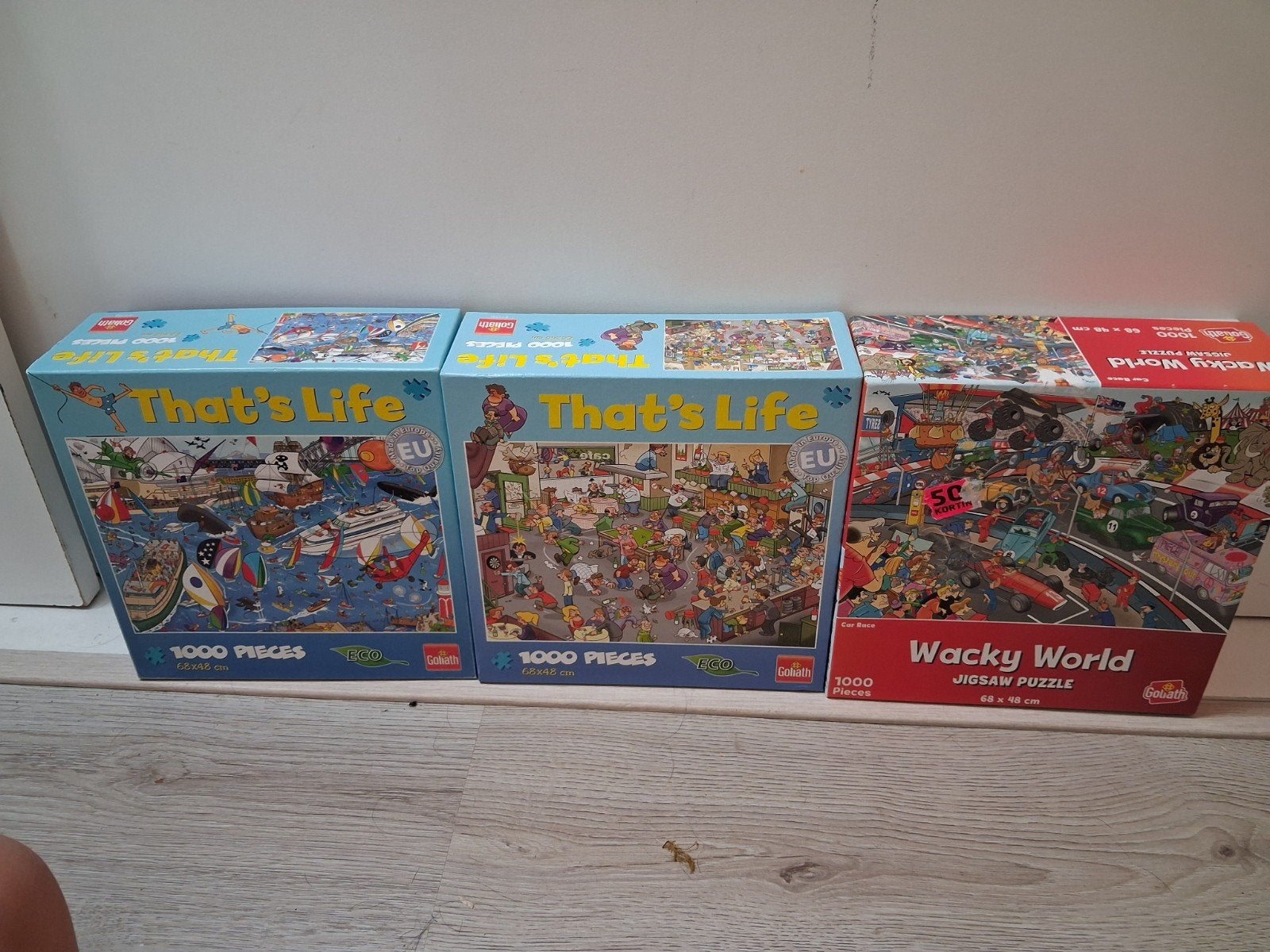 Puzzels, Ophalen, 500 t/m 1500 stukjes, Gebruikt, Legpuzzel