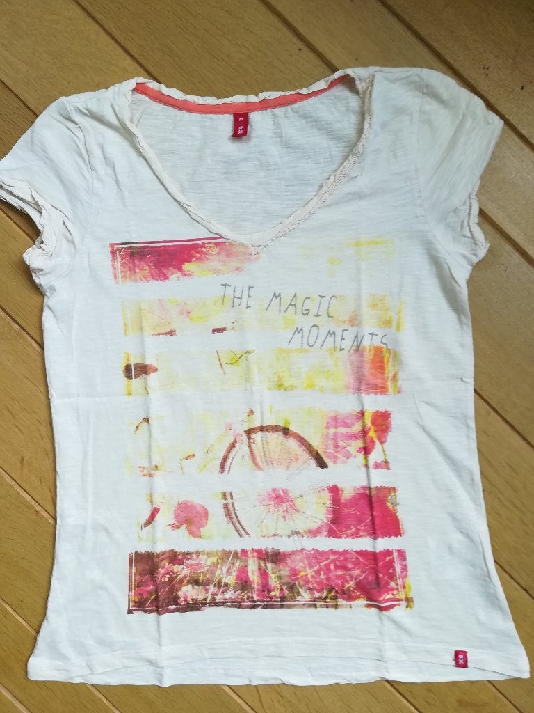EDC by ESPRIT t- shirt beige maat M, Maat 38/40 (M), Beige, Ophalen of Verzenden, Zo goed als nieuw