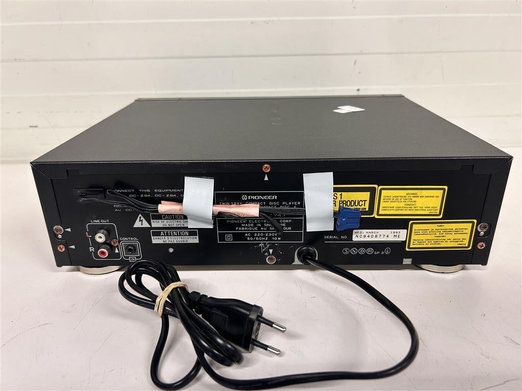 A7283. Pioneer PD-Z4T Twin-Tray cd speler, Ophalen of Verzenden, Gebruikt, Pioneer
