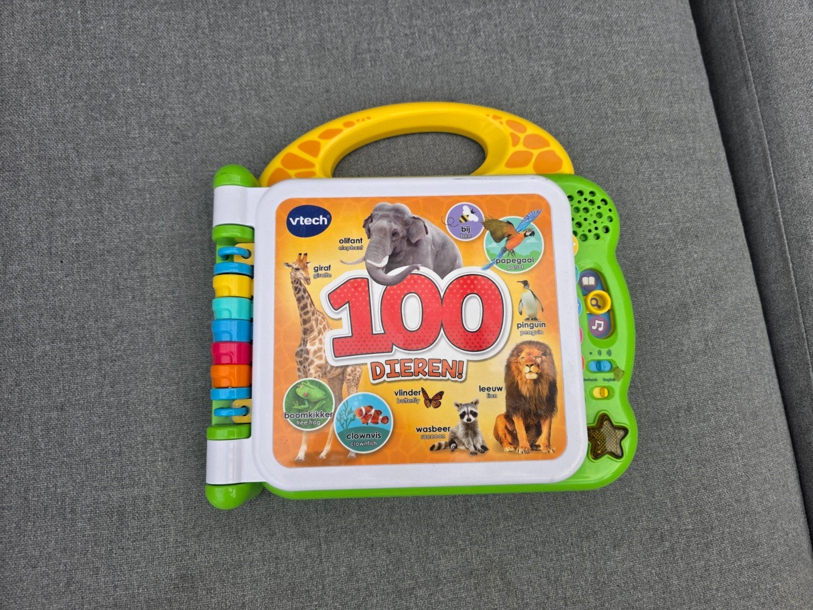 V Tech dierenboek, Kinderen en Baby's, Speelgoed | Vtech, Ophalen of Verzenden, Zo goed als nieuw, 6 maanden tot 2 jaar