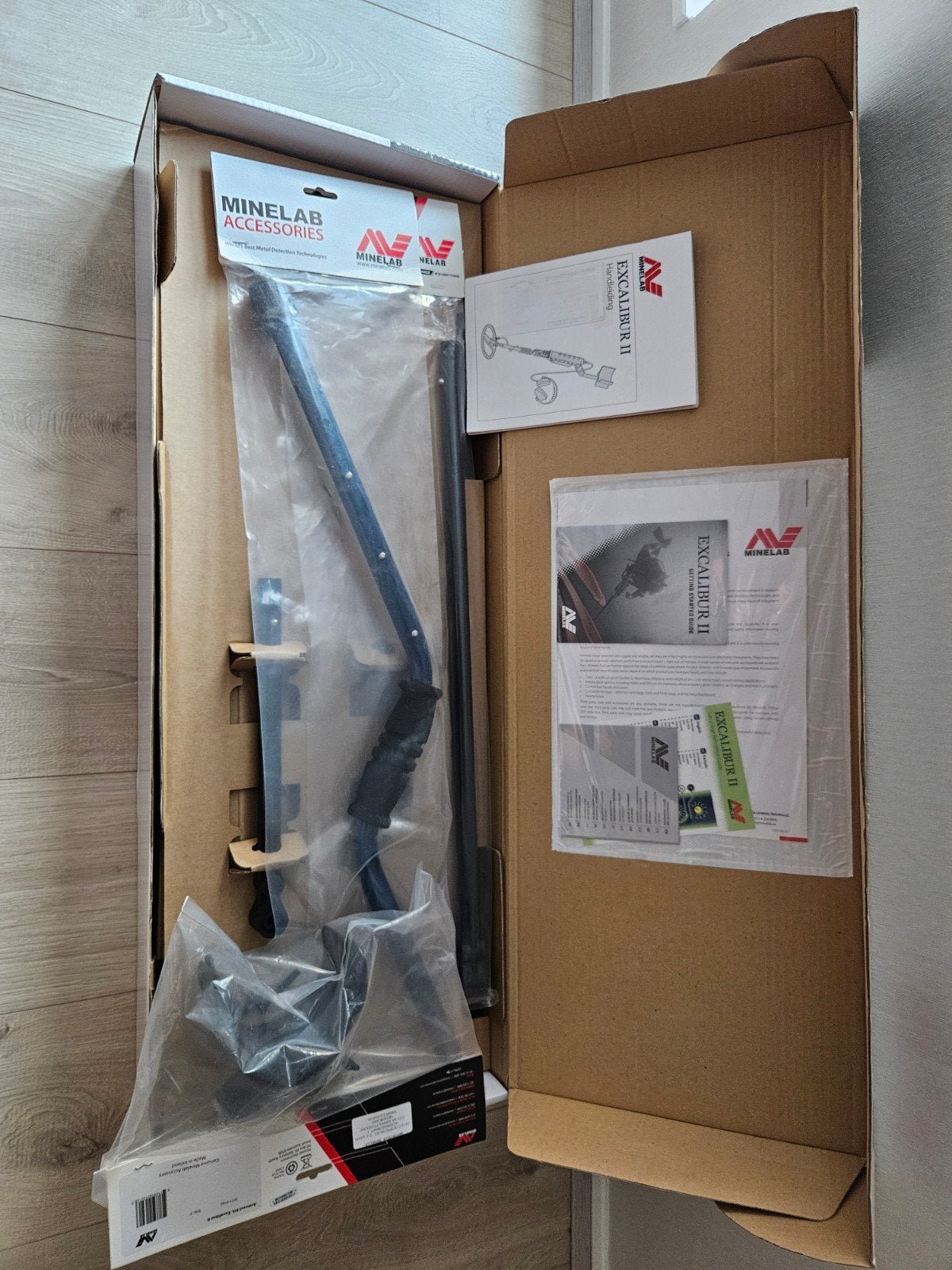 Foto 12 van Minelab Excalibur II (2022) z.g.a.n. + nieuwe steelset