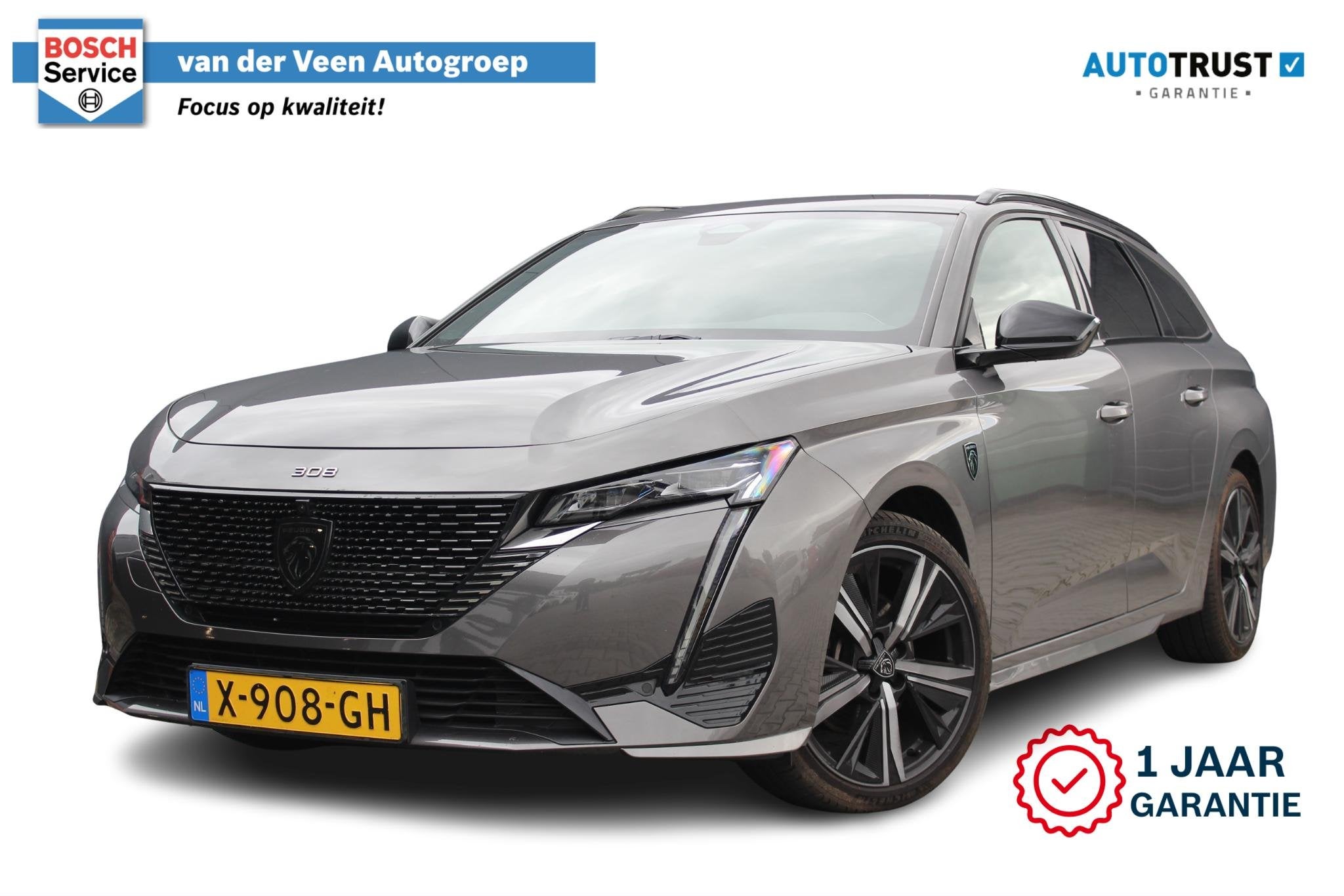 Peugeot 308 SW 1.2 PureTech GT | Incl. 12 maanden garantie |, Auto's, Automatische klimaatregeling, Gebruikt, 1199 cc, Origineel Nederlands