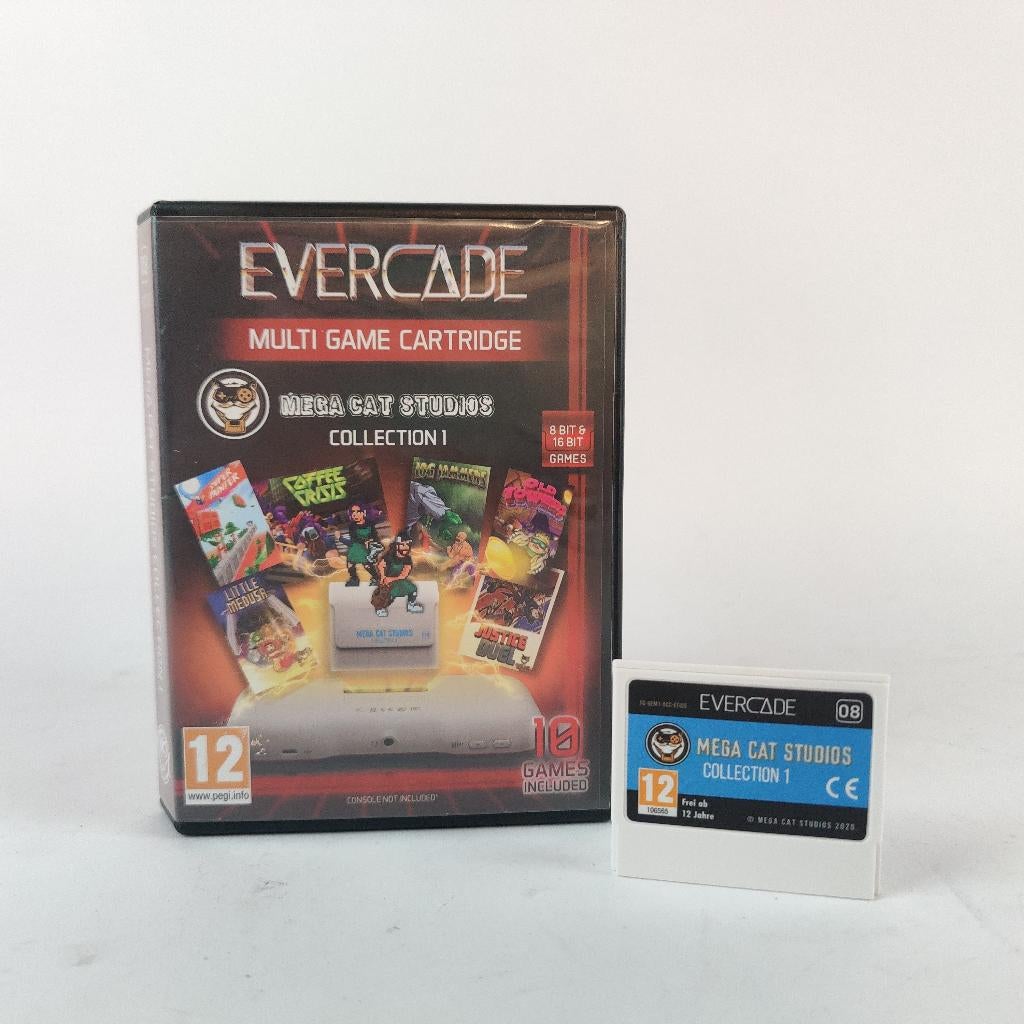 Evercade Mega cat studios collection 1 || Nu € 19.99, Spelcomputers en Games, 1 speler, Racen en Vliegen, Ophalen of Verzenden