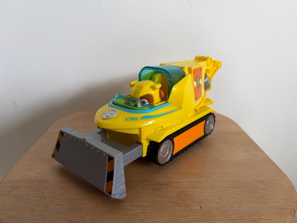 PAW Patrol Aqua Pups Hammerhead Shark voertuig met Rubble, Ophalen of Verzenden, Zo goed als nieuw
