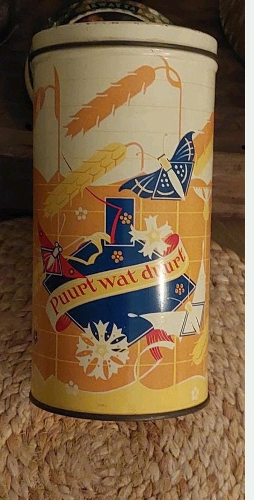 OUDE HOOIMEIJER BESCHUIT BLIK, Ophalen of Verzenden, Gebruikt, Overige