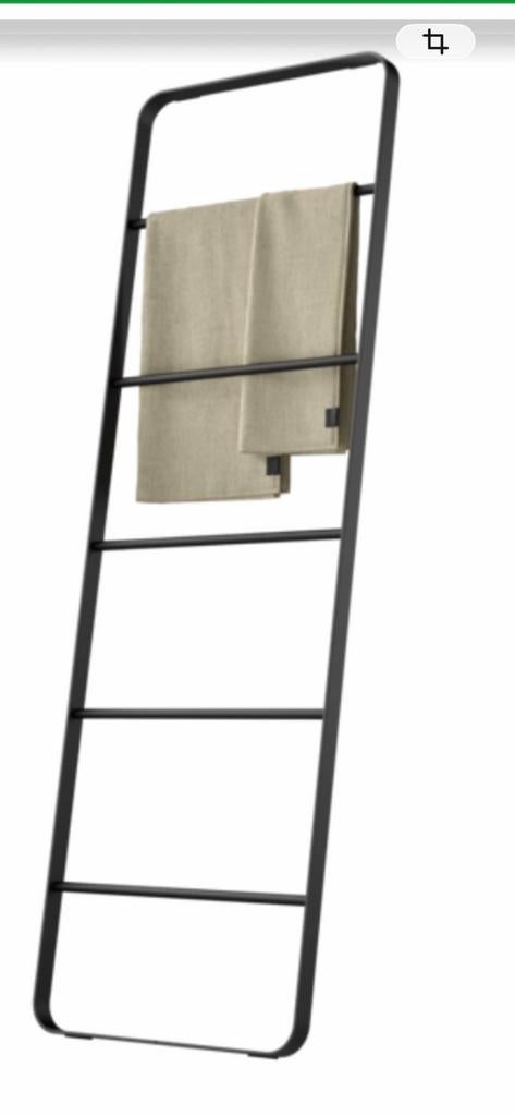 Handdoekladder Sealskin Brix Zwart - nieuw, Ophalen, Nieuw, Zwart, Handdoekenrek